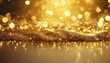 'abstract glitter magic yellow Gold wave sparkles particles bright shine sparks bokeh light glow shining confetti shimmering background. glittery glistering glittering'