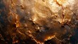 Grainy texture of gold metallic polished glossy with copy space, abstract background