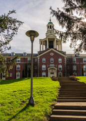 Poster - Historic Stuyvesant Hall used as a residential building at Ohio Wesleyan University in Delaware, OH