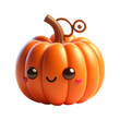 Cheerful Cartoon Pumpkin 3d render