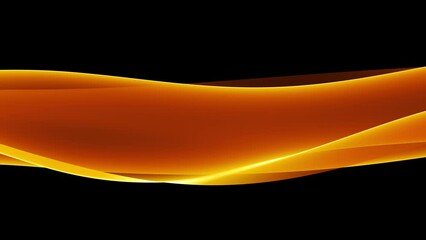 Poster - abstract colorful wavy background in dark orange on black backdrop. modern colorful wallpaper. seaml