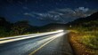 A long exposure night shot of the road at Serra da Leba near Lubango in the province of Hula in Angola.

