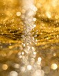 golden droplets and bubbles