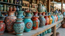Traditional Pottery On Nizwa Souq, Oman