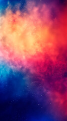 Wall Mural - Grainy summer background abstract for mobile header backdrop for Instagram, TikTok, Facebook stories and other social media. Bright gradient colors with noise effect texture