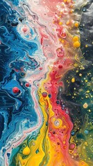Poster - Vibrant Abstract Painting