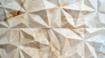 Wall Mural - Geometric 3D material texture and background