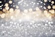 'anniversary bokeh white snow Silver glitter Christmas confetti background glistering grey birthday sparkle winter 25 party invitation invite ha'