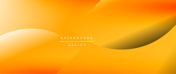 Poster - An amber and peach abstract background featuring tints and shades of orange, with a circular pattern resembling a plant petal. Perfect for macro photography enthusiasts who love heatinspired colors