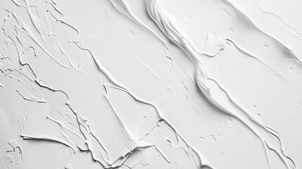 Poster - Abstract Wave White Liquid Background