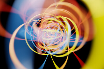 Poster - 3d rendering of realistic composition primitives. Abstract theme for trendy designs.
