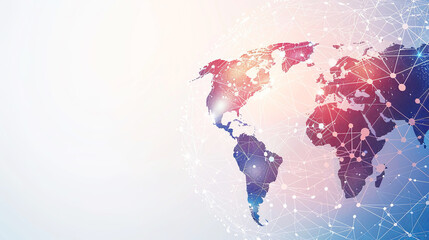 Networking  abstract background. Modern tecnology image