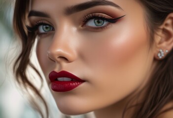  A Portrait Of Breathtakingly Gorgeous, Exotic, Beautiful Woman.
