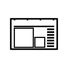 Poster - Single illustration template of speed meter to check internet speed. Suitable to be used as a design element for internet speed, network quality, internet connection performance