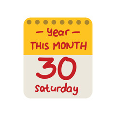 Poster - Calendar icon. Flat vector related icon for web and mobile applications. resources graphic element design. Vector illustration with an application user interface theme