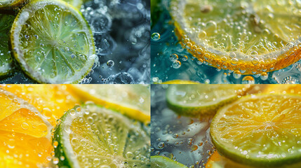 Poster - lime and lemon