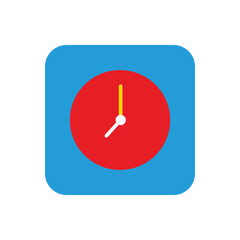 Poster - alarm clock icon Logo Design Element. Can be used for Web and App. Symbol design icon graphic element resources. Flat design style icon for ui button application. user interface design elements
