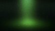 Vertical Dark Grainy Black Background with Glowing Green Blurred Light Gradient, Light Spot, and Copy Space