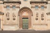 Fototapeta  - Dettaglio del portone dellla chieda dei Santi Niccolò e Cataldo - Lecce