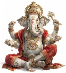 Lord Ganesha Blesses with Wisdom