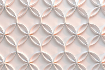 Poster - Sophisticated abstract 3d pattern. Japanese and Scandinavian style. Background image. Created with Generative AI technology.