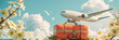© john - travel insurance ads creative 3d ,spring travel