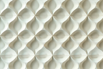 Poster - Sophisticated abstract 3d pattern. Japanese and Scandinavian style. Background image. Created with Generative AI technology.