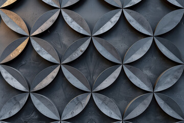 Poster - Sophisticated abstract 3d pattern. Japanese and Scandinavian style. Background image. Created with Generative AI technology.