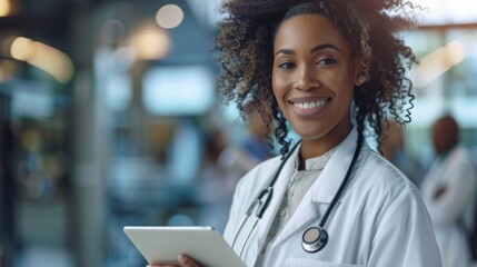 Wall Mural - Confident Female Medical Professional