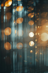 Poster - Abstract background with reflections and caustics. Hi-tech. Futuristic background image. Created with Generative AI technology.