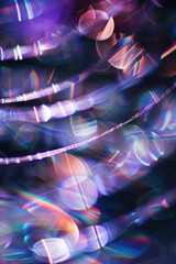 Poster - Abstract background with reflections and caustics. Hi-tech. Futuristic background image. Created with Generative AI technology.