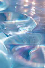 Poster - abstract background with reflections and caustics. hi-tech. futuristic background image. created wit