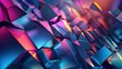 Abstract background 3d Geometric modern, futuristic full color