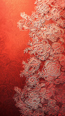 Wall Mural - lace themed beauty