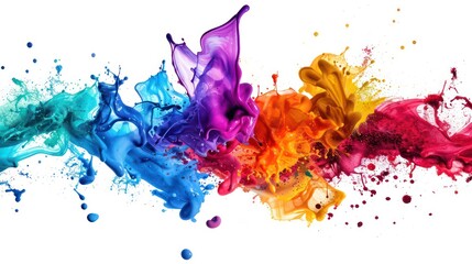 Vibrant Splash of Colors