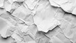 Texture of crumpled white paper background.