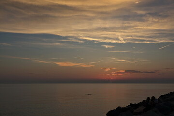 Poster - Sonnenuntergang am Meer