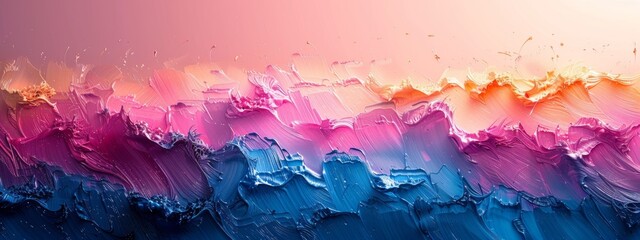 Poster - A background with a digital brushstroke texture, resembling a painting created in a digital art program.