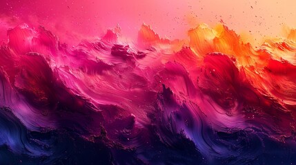 Poster - A background with a digital brushstroke texture, resembling a painting created in a digital art program.