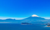Fototapeta Nowy Jork - 富士山と江の島
