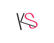 letter KS modern  logo design template