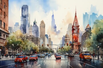 Wall Mural - city the country