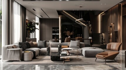 Wall Mural - A modern and luxurious residence - Lifestyle concept