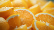 orange slices background