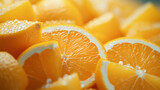 Fototapeta  - orange slices background