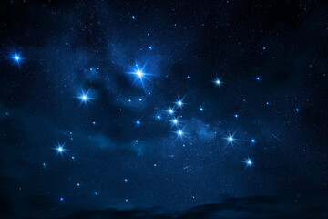Wall Mural - A mesmerizing panorama of the Milky Way galaxy unfolding above a serene desert mountain range at night.