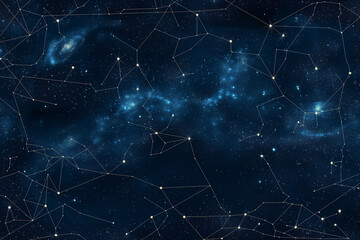 Wall Mural - A mesmerizing panorama of the Milky Way galaxy unfolding above a serene desert mountain range at night.