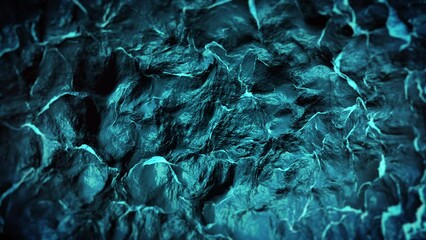 Poster - Abstract Scifi Planet Surface Background/ Animation of an abstract background with landscape surface and depth of field