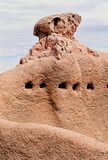 Fototapeta  - Ancient Casa Grande Ruins National Monument on Film