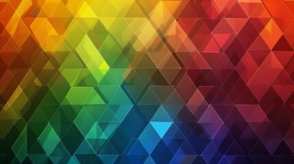 Wall Mural - Geometrical pattern with polygons on a modern background with color triangles